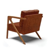 Poltrona Melissa Corano Base De Madeira Castanho Cor Nozes - 13