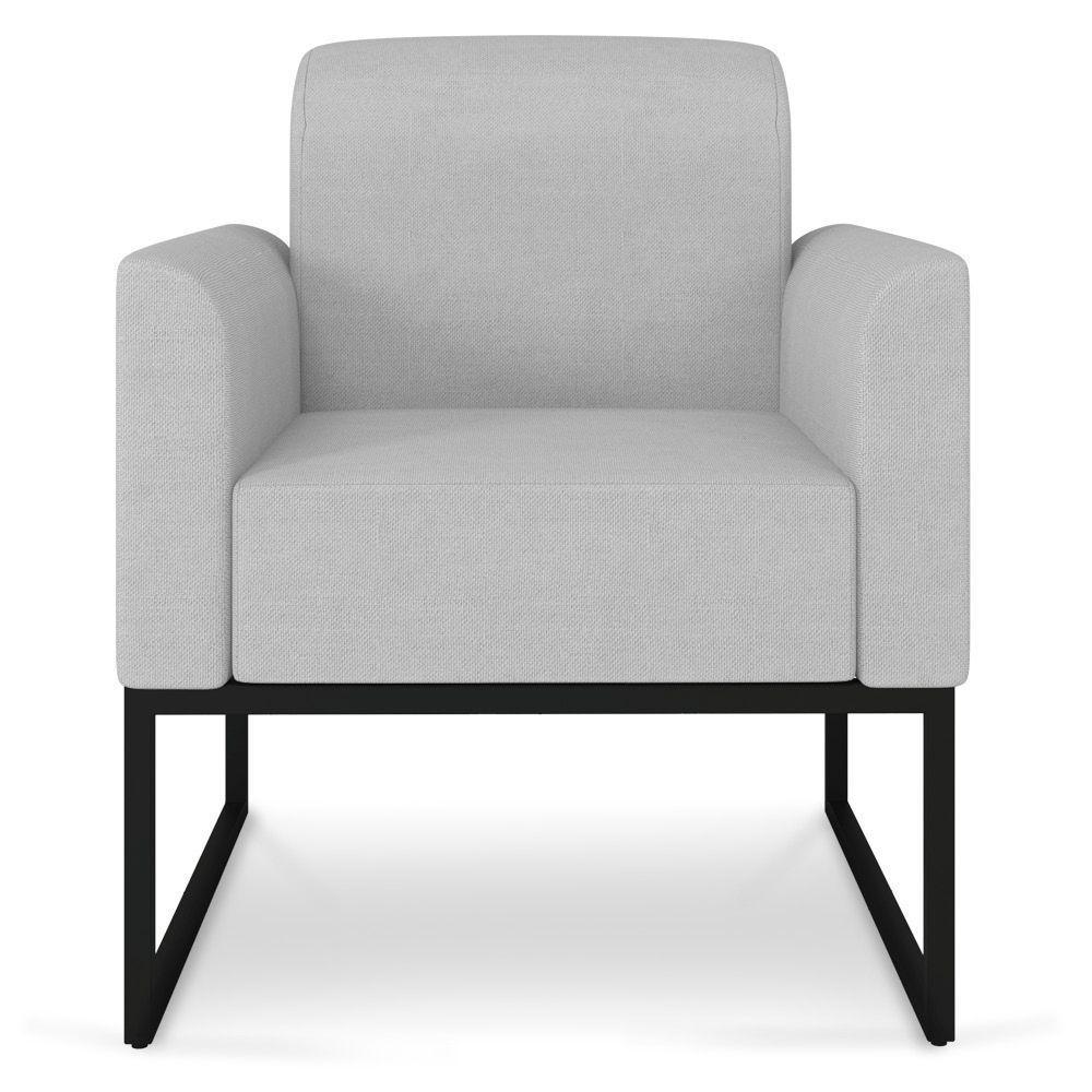 Poltrona Marisa Linho Cinza A05 D'rossi - 4