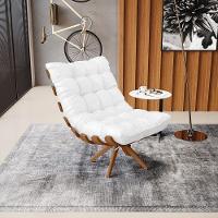 Kit 2 Poltronas Giratória Corano Branco Base Madeira D'rossi - 8