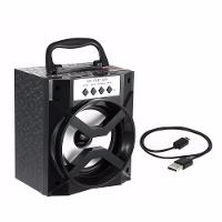 Caixa De Som Bluetooth Portátil D-bh1019 Aero Com Rádio Fm Usb Tf Preto - 1