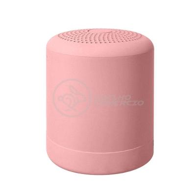 Mini Caixa De Som Wireless Speaker Potente Bluetooth Rosa
