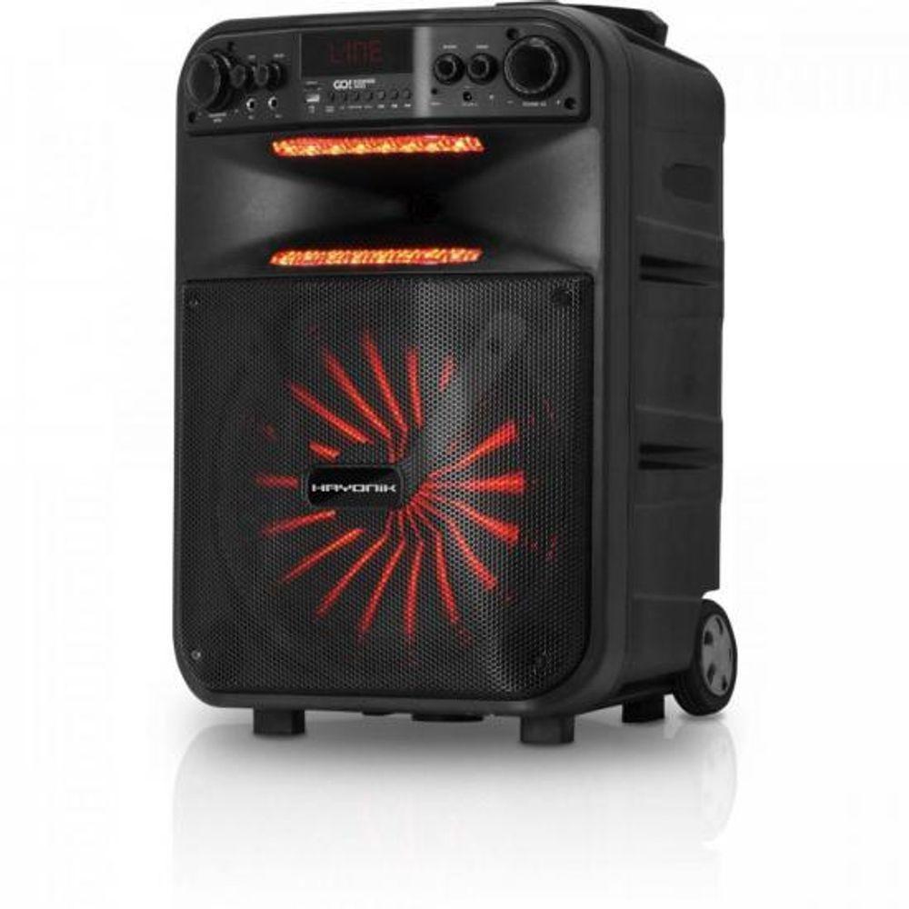 Caixa Multiuso Portátil Bluetooth Microsd Usb Fm 200W - 5