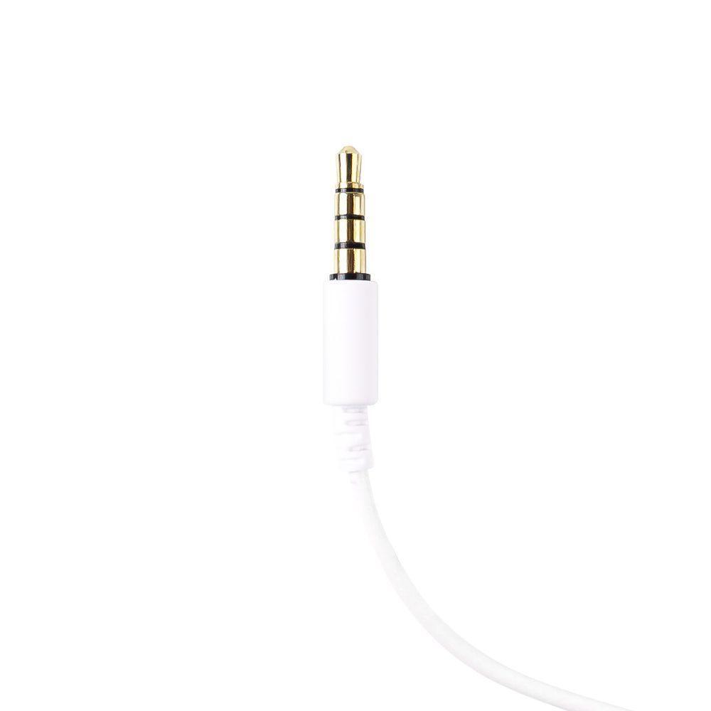 Fone De Ouvido Sound Pods Branco Com Microfone Cabo 1.2M Plu - 3