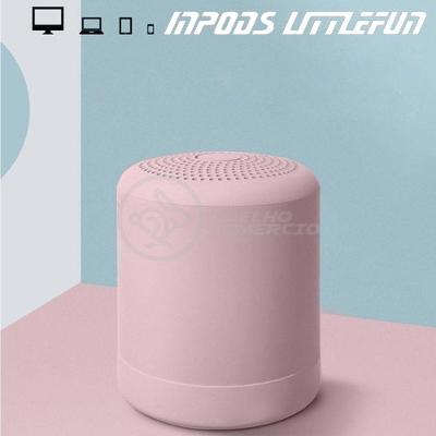 Mini Caixa De Som Wireless Speaker Potente Bluetooth Rosa
