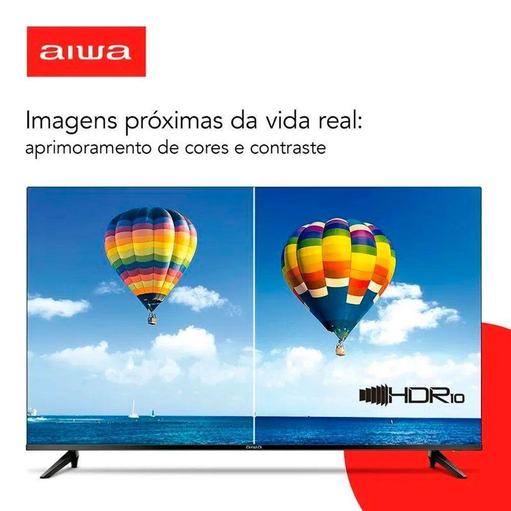 Smart Tv 43 Polegadas Full Hd Hdr10 Android Tv E Borda Infinita Aws-tv-43-bl-02-a Aiwa Preto Bivolt - 5