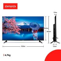 Smart Tv 43 Polegadas Full Hd Hdr10 Android Tv E Borda Infinita Aws-tv-43-bl-02-a Aiwa Preto Bivolt