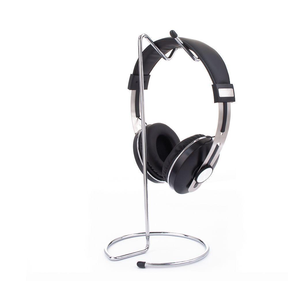 Suporte De Mesa Cromado Para Fones De Ouvido - 1