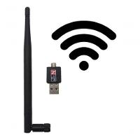 Antena Wifi Adaptador Wireless Usb 300Mbps S Fio Lan B/G/N - 1