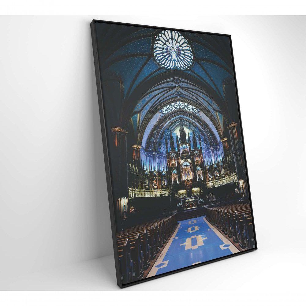 Quadro Arquitetura Igreja Gótica 80x120 Cm Tecido Canvas - 5