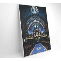 Quadro Arquitetura Igreja Gótica 80x120 Cm Tecido Canvas - 11