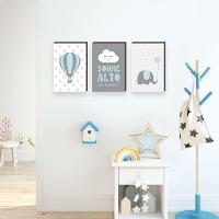 Kit 3 Quadros Decorativos Sonhe Alto Menino 30x40cm - 4