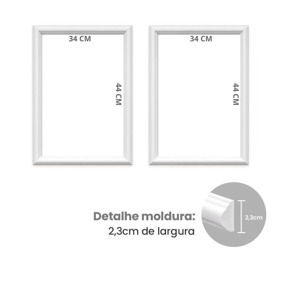 Kit 2 Quadros Decorativos Balão Sonhe Alto 34x44cm - 4