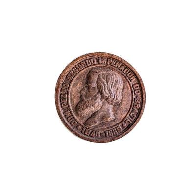 Placa Imperador Do Brasil Brasão Ferro Fundido Pronto Artes