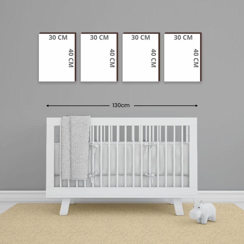 Kit 4 Quadros Decorativos Heróis Dc 20x30cm - 2