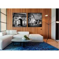 Kit Com 2 Quadros Decorativos Cidades Com Moldura Para Sala Quarto Escritório 52x52 Cidades 004 - 6