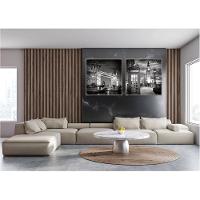 Kit Com 2 Quadros Decorativos Cidades Com Moldura Para Sala Quarto Escritório 32x32 Cidades 003 - 6