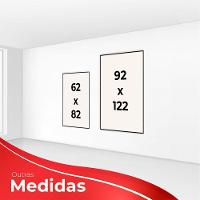 Kit Com 2 Quadros Decorativos Cidades Com Moldura Para Sala Quarto Escritório 62x82 Cidades 009 - 2