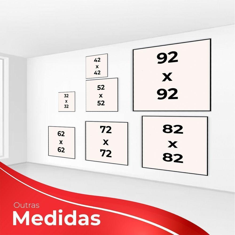Kit Com 2 Quadros Decorativos Cidades Com Moldura Para Sala Quarto Escritório 92x92 Cidades 003 - 2