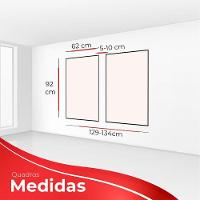 Kit Com 2 Quadros Decorativos Cidades Com Moldura Para Sala Quarto Escritório 62x92 Cidades 008 - 11