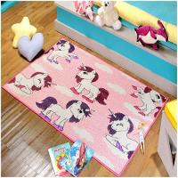 Tapete Infantil 1,00 X 1,50 Antiderrapante Quarto Cinza I-82 - 1