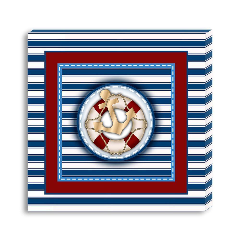 Conjunto Kit Com 3 Quadros Náuticos Decorativos Linha Náutica Marinheiro Mar 4 - 6