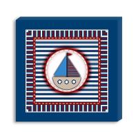 Conjunto Kit Com 3 Quadros Náuticos Decorativos Linha Náutica Marinheiro Mar 4 - 9