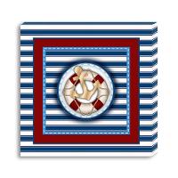 Conjunto Kit Com 3 Quadros Náuticos Decorativos Linha Náutica Marinheiro Mar 4 - 11