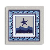 Conjunto Kit Com 3 Quadros Náuticos Decorativos Linha Náutica Marinheiro Mar 1