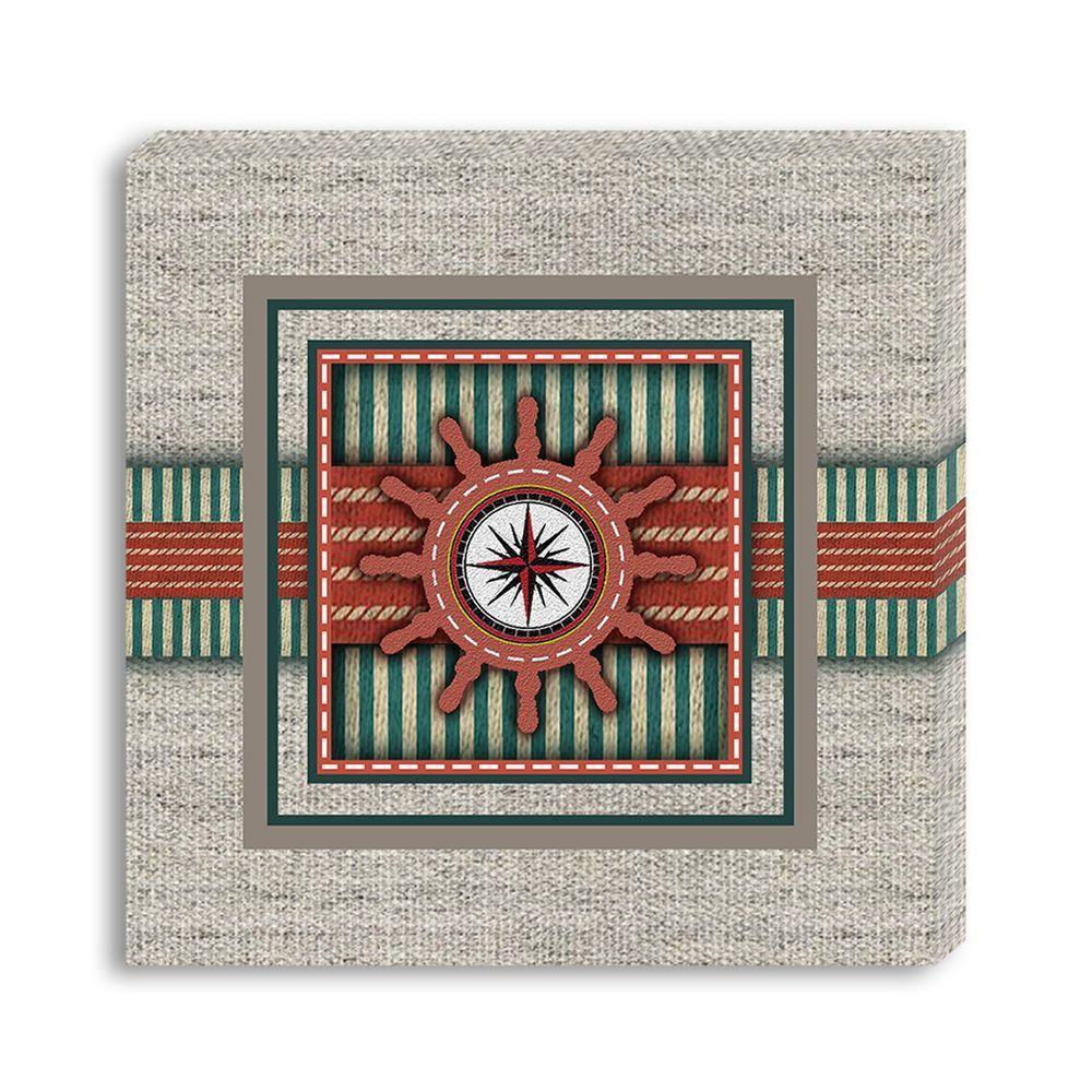 Conjunto Kit Com 3 Quadros Náuticos Decorativos Linha Náutica Marinheiro Mar 5 - 4