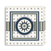 Conjunto Kit Com 3 Quadros Náuticos Decorativos Linha Náutica Marinheiro Mar 3 - 5