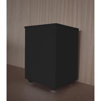 Cesto De Roupas Baú Roupeiro Tulha Com Rodízios Preto - 5