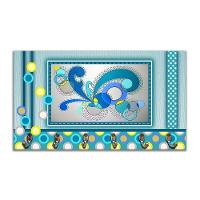 Cabideiro De Parede Porta Colar Chaves Cintos Toalhas Ondas Dançantes - 1