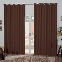 Cortina Blackout 3 Metros Tilia Varão 3,0 X 2,7 M - Marrom - 1