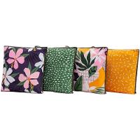 4 Almofadas Cheias Floral Verde/rosa 45cmx45cm - 1