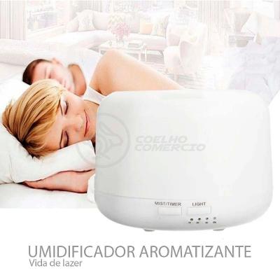 Aromatizador Umidificador Eletrônico Luz De Led Rgb 300ml 3