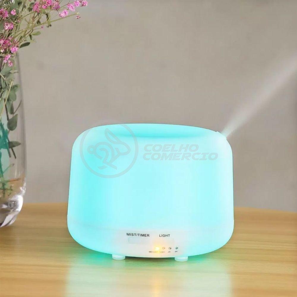Aromatizador Umidificador Eletrônico Luz De Led Rgb 300ml 20 - 1