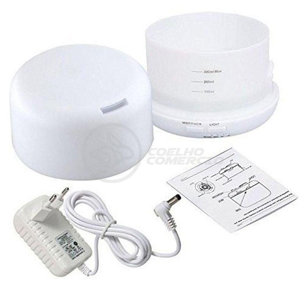 Aromatizador Umidificador Eletrônico Luz De Led Rgb 300ml 17 - 5
