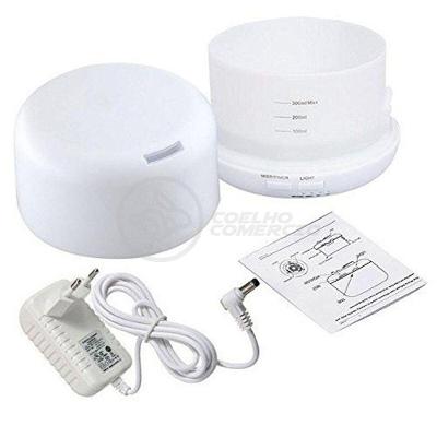 Aromatizador Umidificador Eletrônico Luz De Led Rgb 300ml 24