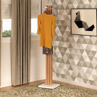 Cabideiro Para Quarto Az1018 Mdp Amendoa Branco - 7