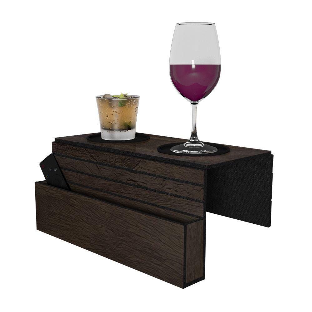 Kit 04 Esteiras Bandejas Com Suporte Para Copos E Controle - 7