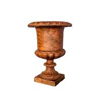 Vaso Inglês Jardim Decorar Ferro Fundido Pronto Artes - 3