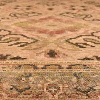 Tapete Sala Quarto Funcional Medalhão 1,00 X 1,50 Bege-72