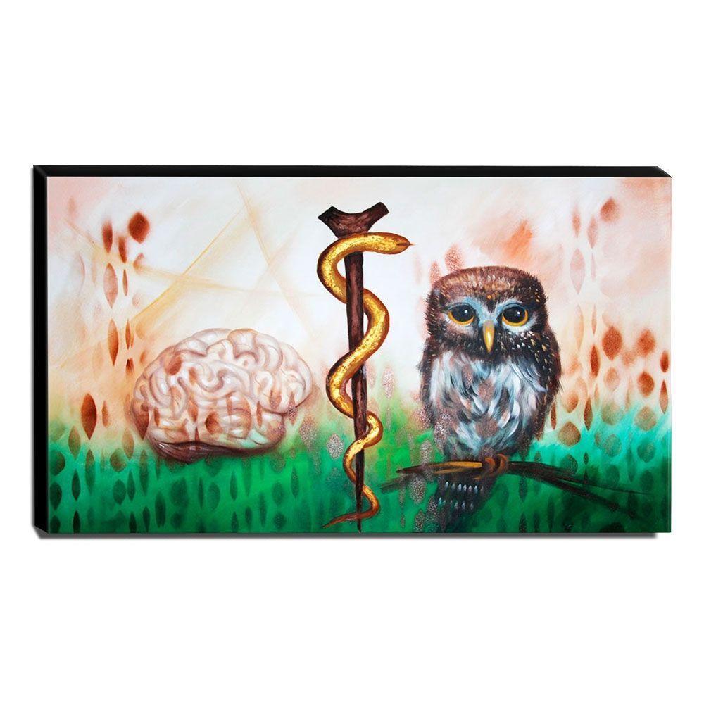 Quadro De Pintura De Neurologia-60X105Cm-1638 - 1