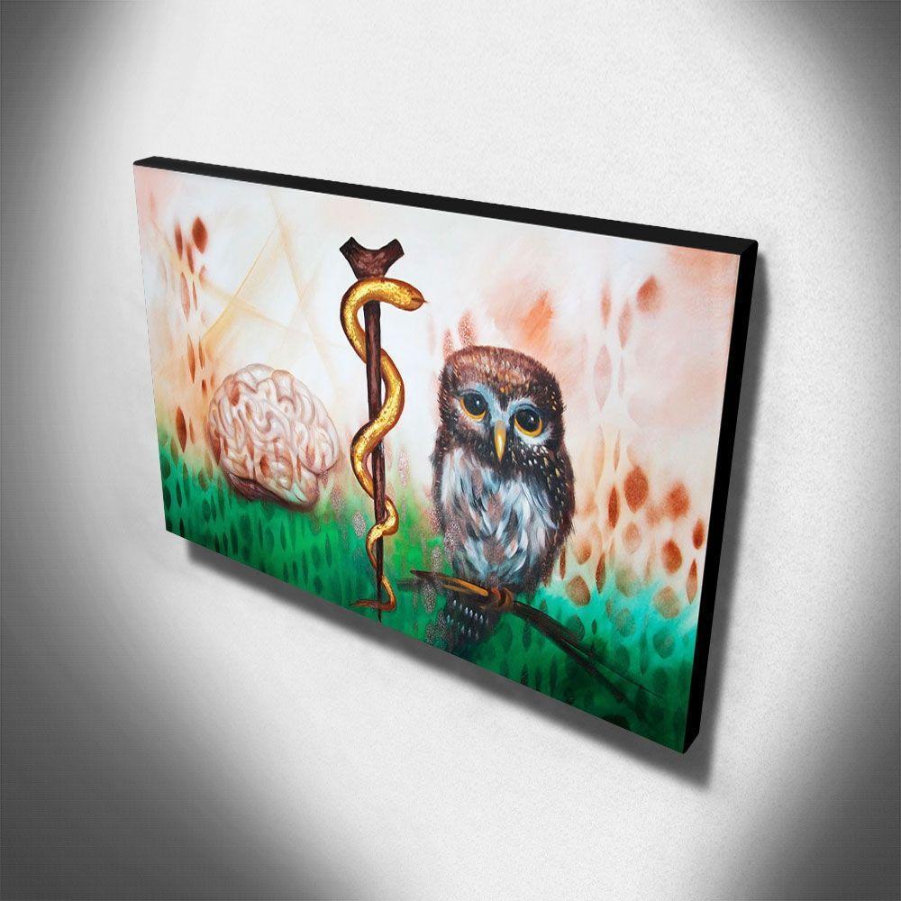 Quadro De Pintura De Neurologia-60X105Cm-1638 - 3