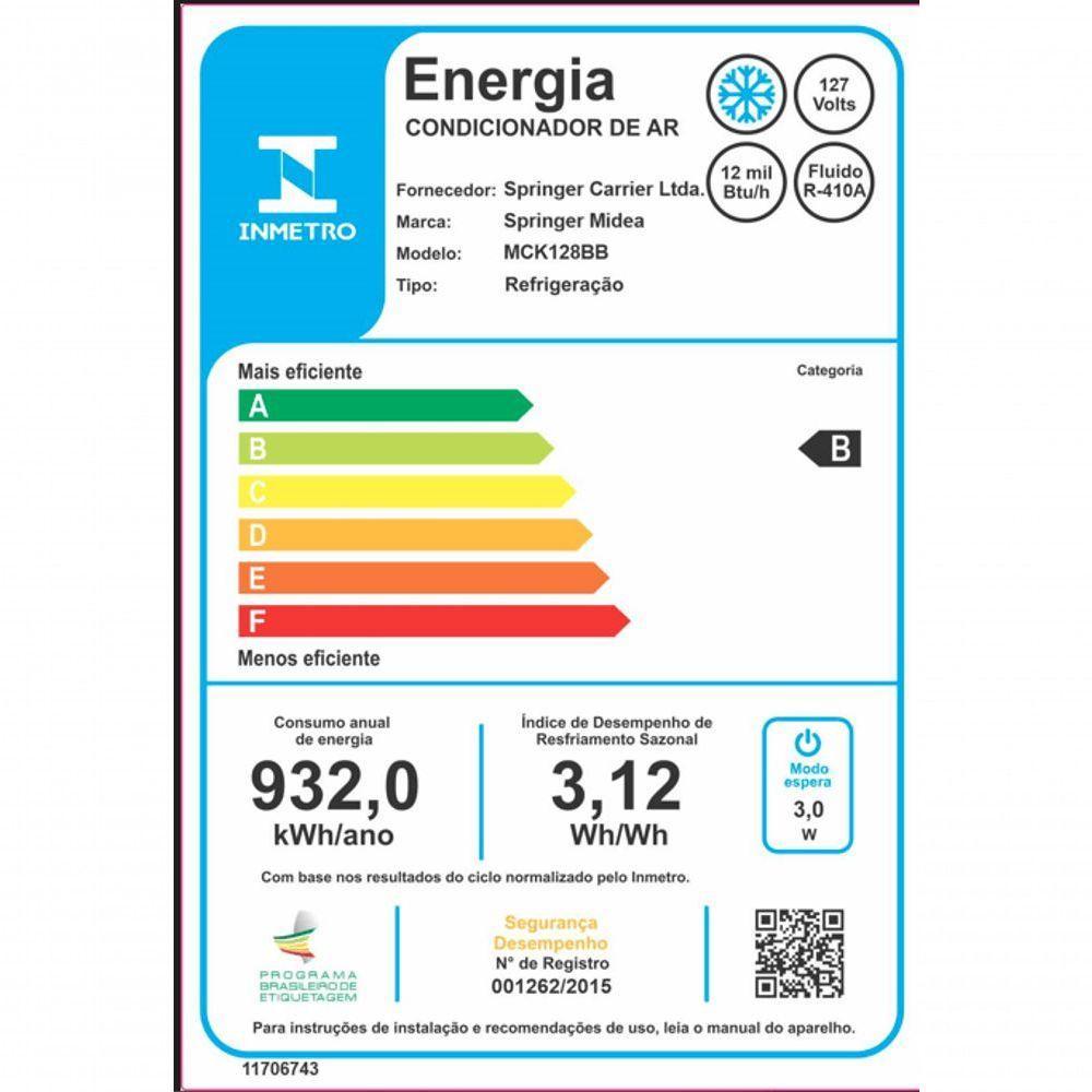 Ar Condicionado De Janela Springer Midea 12.000 Btus Frio Mecânico 110v - 2