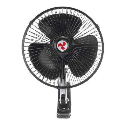 Mini Ventilador Veicular de Mesa Gici Auto 8" 20cm Preto Silencioso 1 Velocidade 12V