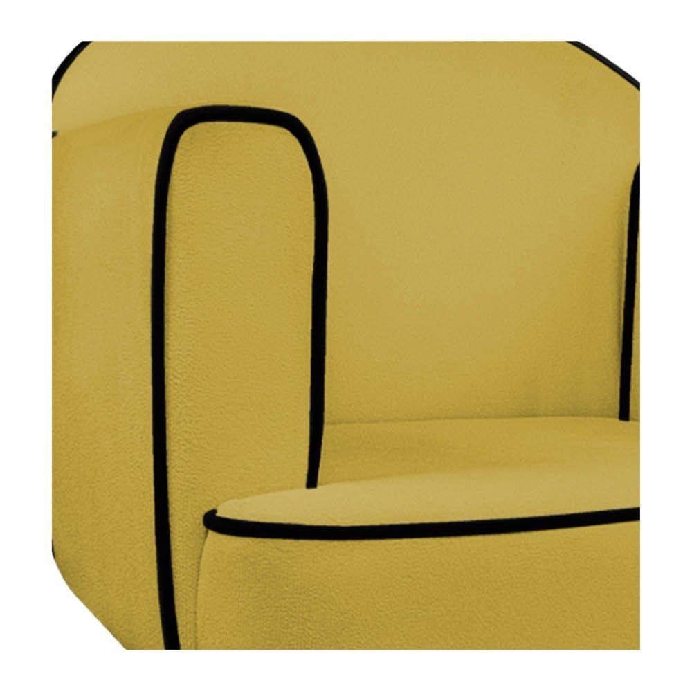 02 Poltronas Athena Base Giratória Metal Suede - 2