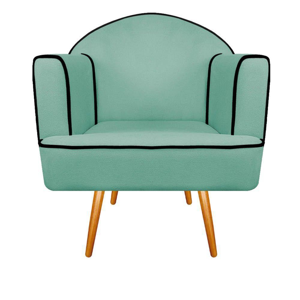 02 Poltronas Athena Pés Palito Linho - Doce Sonho Móveis - 6