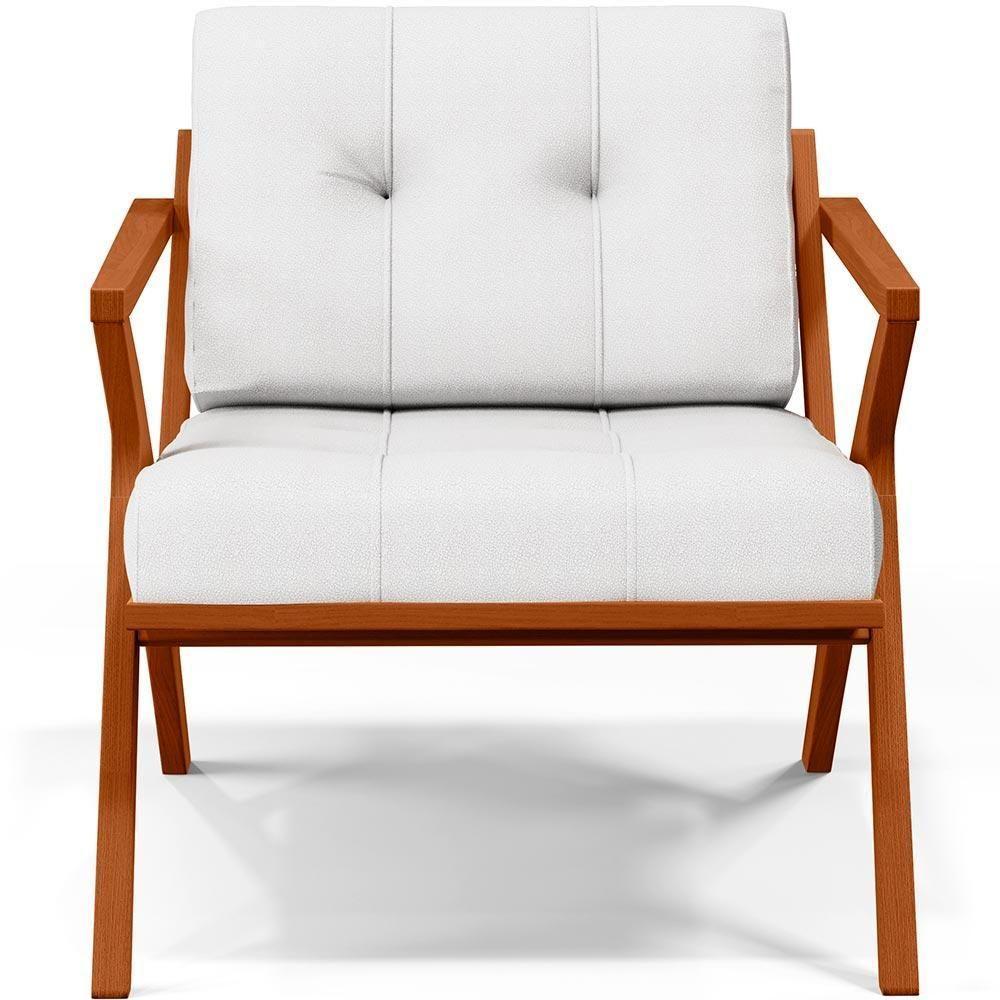 Kit 02 Poltronas Com Cintas De Corano Laís B04 Facto Branco - 5