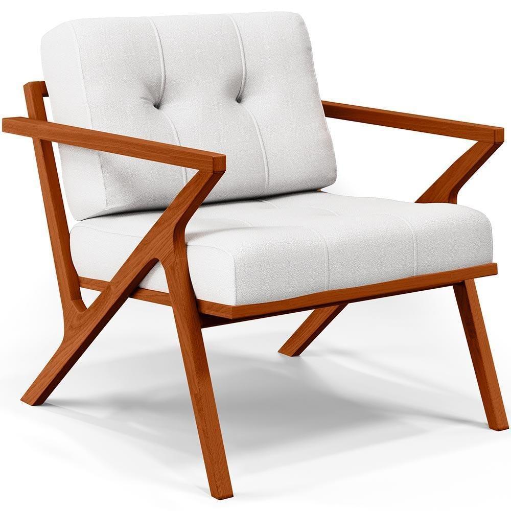 Kit 02 Poltronas Com Cintas De Corano Laís B04 Facto Branco - 8